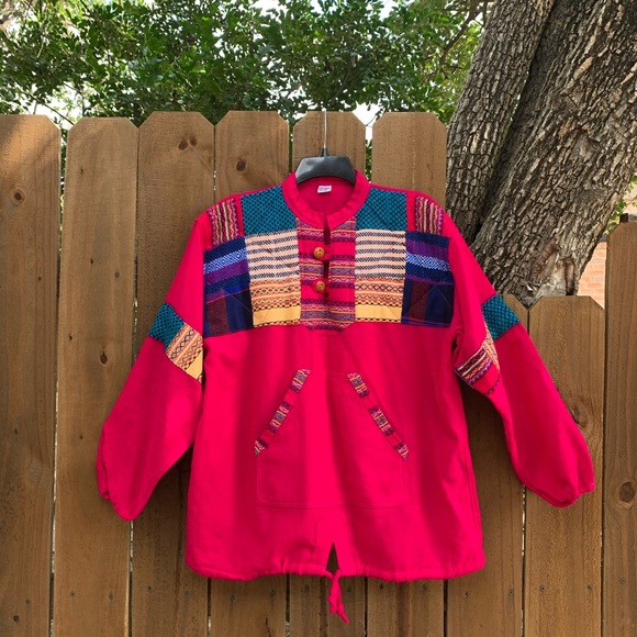 Vintage Sweater hand made in Ecuador size Medium. - Picture 1 of 8